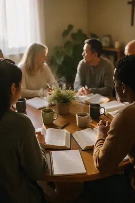 Multicultural Bible Study Fellowship Around Table