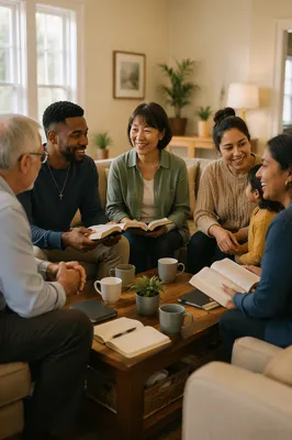 Multicultural Bible Study Fellowship in Community Room