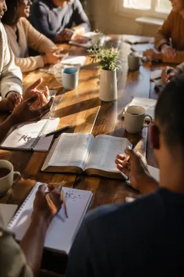 Multicultural Bible Study Fellowship Around Table