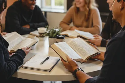 Multicultural Bible Study Fellowship Around Table