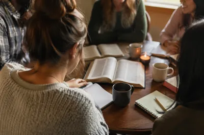 Multicultural Bible Study Fellowship Around Table