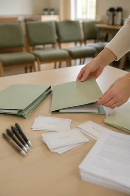 Church New Member Welcome Packet Preparation