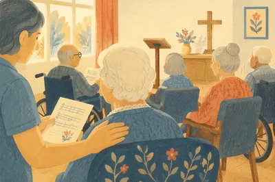 Gentle Nursing Home Worship Morning Gathering