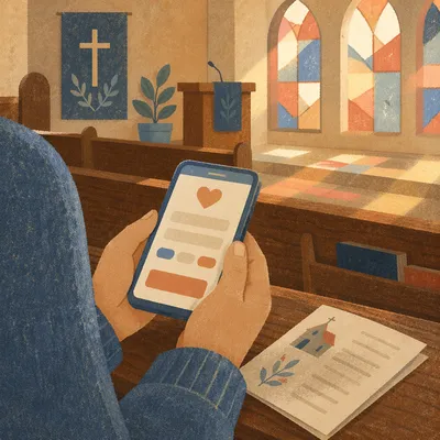 Church Online Giving App in Pew