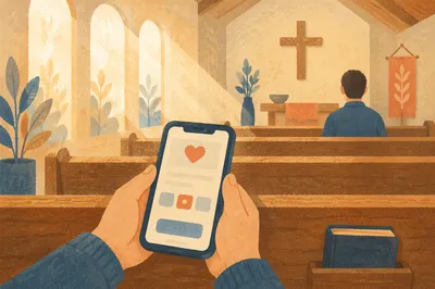 Church Online Giving App in Sanctuary