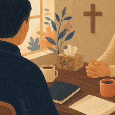 Pastoral Counseling in a Quiet Church Office
