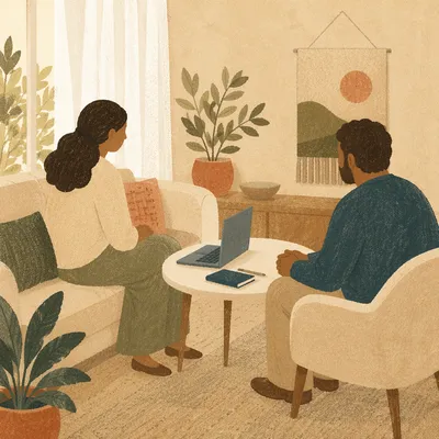 Pastoral Counseling in a Quiet Church Office