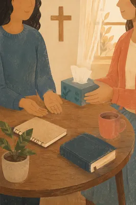 Compassionate Pastoral Counseling in Church Office