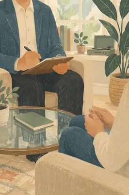 Pastoral Counseling in a Calm Church Office