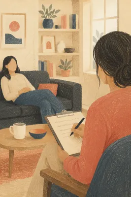 Pastoral Counseling in a Quiet Church Office