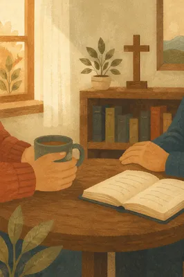 Pastoral Counseling Hands in Church Office