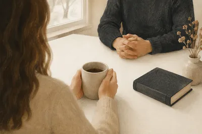 Pastoral Counseling Session in Quiet Office