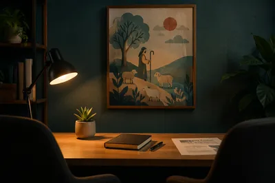 Pastoral Counseling Office with Quiet Conversation Space