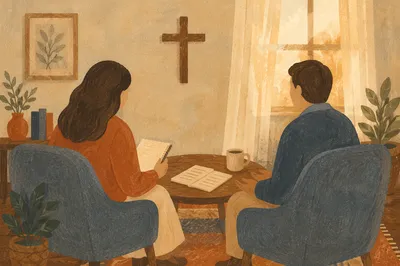 Pastoral Counseling in a Quiet Church Office