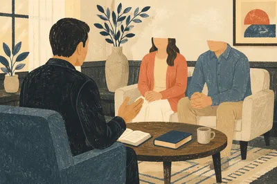 Pastoral Counseling in a Quiet Church Office
