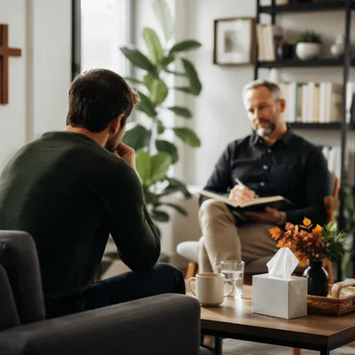 Pastoral Counseling in a Calm Church Office