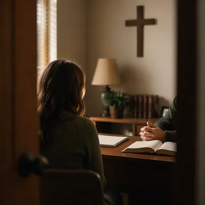 Compassionate Pastoral Counseling in Church Office
