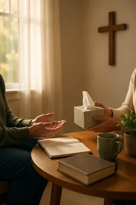 Compassionate Pastoral Counseling in Church Office