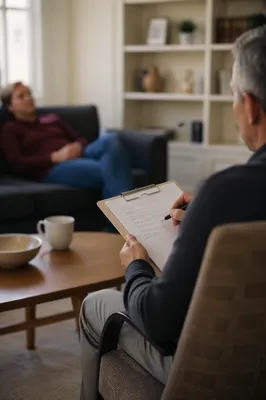 Pastoral Counseling in a Quiet Church Office