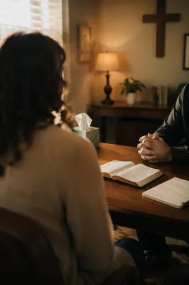 Pastoral Counseling in a Warm Church Office