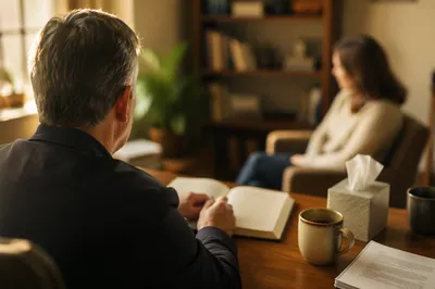 Pastoral Counseling in a Quiet Church Office
