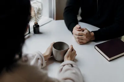 Pastoral Counseling in a Quiet Church Office