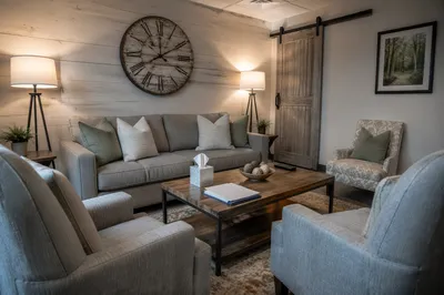 Warm Pastoral Counseling Office Interior