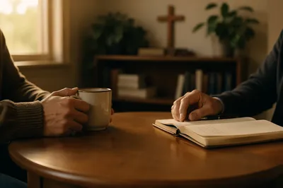 Pastoral Counseling in a Quiet Church Office