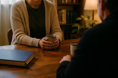 Pastoral Counseling in a Warm Church Office