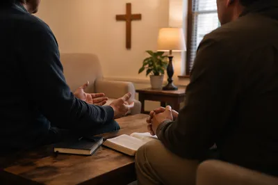 Pastoral Counseling in a Quiet Church Office