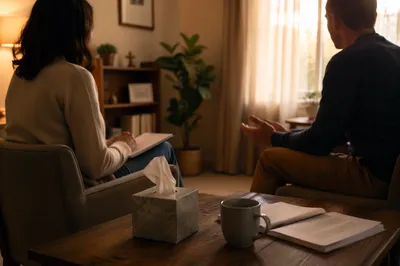 Pastoral Counseling in a Quiet Church Office