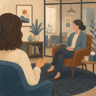 Pastoral Counseling Session in Church Office