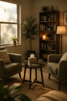 Pastoral Counseling Office with Two Chairs