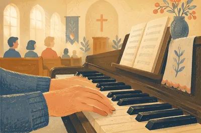 Peaceful Piano Worship in Morning Light