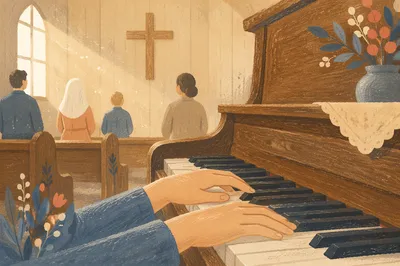 Quiet Chapel Worship at Piano Keys