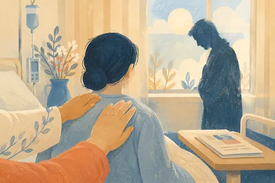 Healing Prayer in Hospital Room