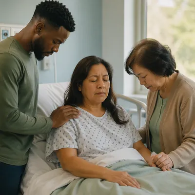 Healing Prayer at Hospital Bedside
