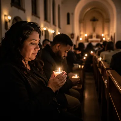 Night Prayer Vigil in Church Sanctuary