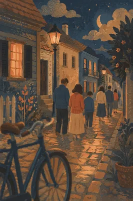Neighborhood Prayer Walk at Night