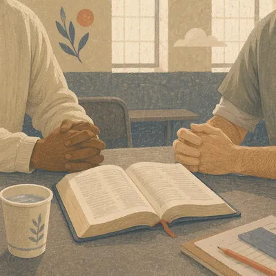 Prison Ministry Bible Study Visiting Room