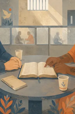 Prison Ministry Bible Study Visiting Room