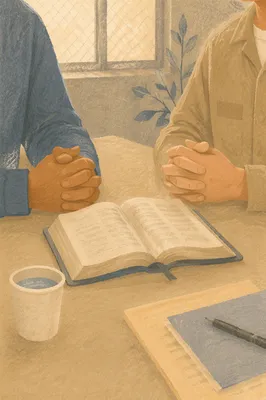 Prison Ministry Bible Study Visiting Room