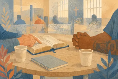 Prison Ministry Bible Study Visiting Room