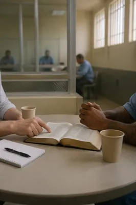 Prison Ministry Bible Study Visiting Room