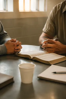 Prison Ministry Bible Study Visiting Room