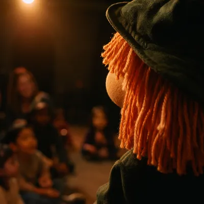 Children’s Ministry Puppet in Warm Church Program