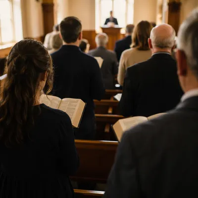 Congregation Standing for Responsive Reading