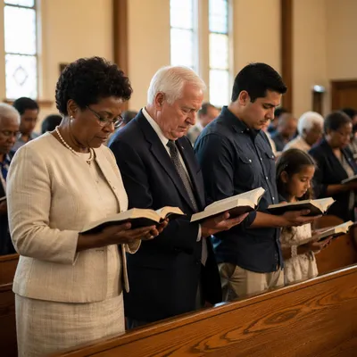 Congregation Standing for Responsive Reading