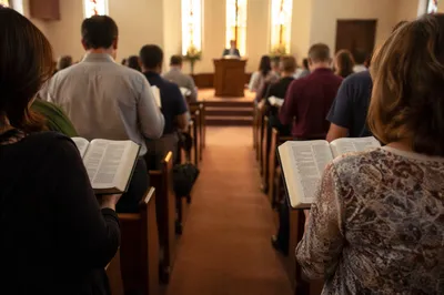 Congregation Standing for Responsive Reading