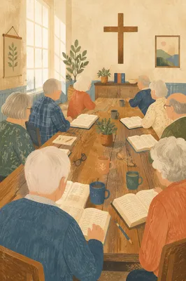 Senior Adults Bible Class Fellowship Room
